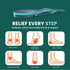 Plantar Fasciitis Insoles for Heel Pain Relief, 3/4 Length Orthotics Support Inserts for Work Boots, Women's 6-10, 1
