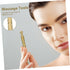 Hemoton Brass Handheld Acupuncture Roller Pen Dual-Ended Face Massage Tool for Facial Relaxation Neck and Shoulder
