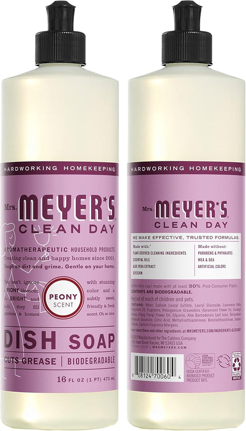Set Mrs. MEYER'S Clean Day Limited Edition Scent Kitchen Basics (Peony)