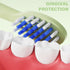 HUIFACAI 6 4 Children Electric Toothbrush with Toothbrush Toothbrush Cartoon Electric Toothbrush