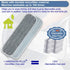 5 Pack Microfiber Mop Replacement Pads 18 Inch Compatible with Bona Floor Care System, Reusable Wet Dry Mop Refill