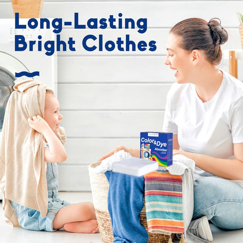 Stains-40 Count Xcleen Color Absorber for Laundry-Protect Your Clothes from Color Bleed