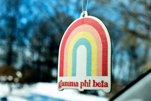 Alpha Epsilon Phi Rainbow Air Freshener - 2/Pack, Flowers & Sunshine Scent