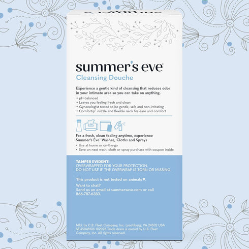 Summer's 2 4.5 Oz 6 Pack Eve Douche, Extra Cleansing Vinegar & Water, Vaginal Douche for Women, Units, Each