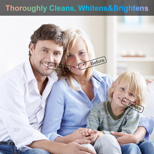 Extra Soft Toothbrushes for Adults, Wide Head Flossing Brush, Pack of 5 Individually Wrapped