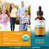 Liquid Probiotic for Women, Men & Kids, USDA Organic Acidophilus Probiotic Liquid & Alfalfa Blend