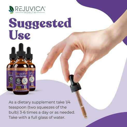 Rejuvica Health Advanced Mood Support Supplement - Liquid Delivery for Better Absorption with Tart Cherry & More!