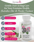 Gynacan Boric Acid Vaginal Suppositories Advanced Feminine pH Balance Support, Odor Control & Itch Relief, Pure