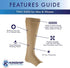 Sun Protection Leg Sleeves for Seniors with Delicate Skin, Toeless Design