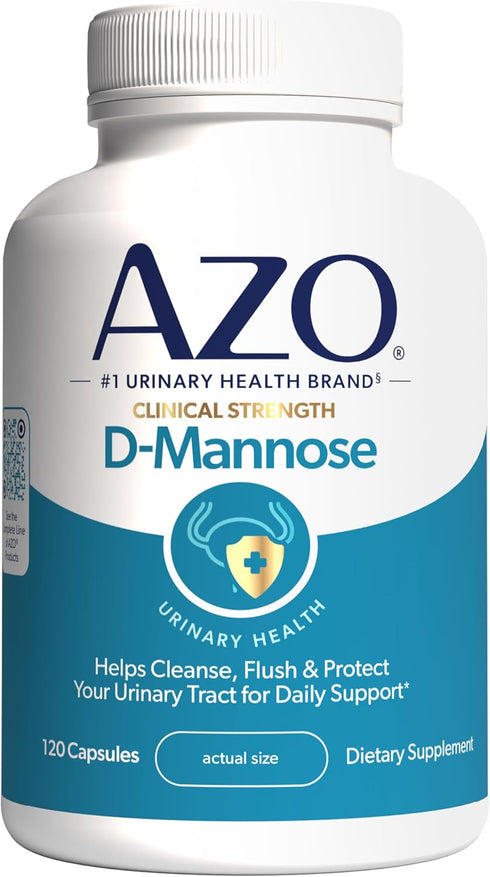 AZO D Mannose Urinary Tract Health, Cleanse, Flush & Protect The Urinary