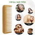 MRD Bamboo Wide Tooth Comb, Detangling Anti-Static Brush for Natural Curly Wavy Dry Hair (1PCS)