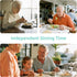 SINHJX 4 45 Pcs Adaptive Utensils for Elderly, Angled Built Up Handle Utensils for Adults, Arthritis Silverware
