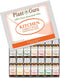 Kitchen Essential Oil Set 14-10 ml. 100% Pure Therapeutic Grade Includes Ginger,