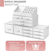 Sorbus Large Makeup Organizer, Stackable Jewelry & Makeup Storage for Vanity, Bathroom with 12 Drawers for Cosmetic