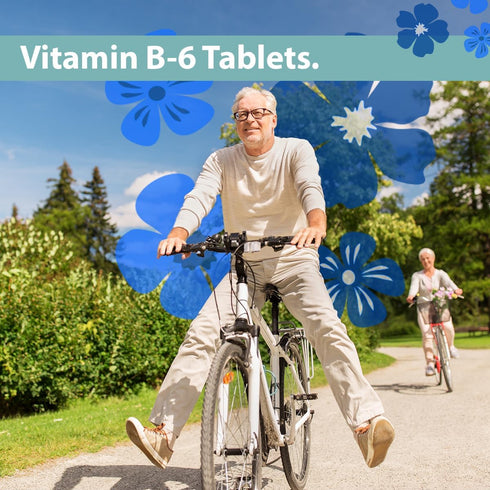 Gericare Vitamin B-6 100 mg Tablets, 100 Count