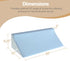 Wedge Pillow for Side Sleeping, Memory Foam Back Pillow Positioners for Side Sleeper, Preventing Bedsores, After
