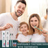 Disposable Toothbrushes with Toothpaste,60 Pack Individually Wrapped Disposable Travel Toothbrushes Kit in Bulk for Homeless,Nursing Home,Hotel,Charity (Apricot+Green)