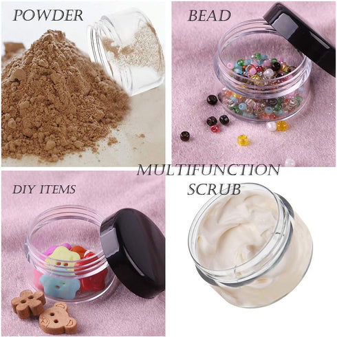 ZEJIA 5 Gram Sample Containers - 100PCS Mini Makeup Containers with Lids for Travel Cosmetics