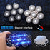 Universal Replacement Heads for Freedom Series Head Shaver, 7 Blades Magnetic Interface, Wet and Dry