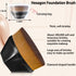 Makeup Brush Set, Professional Blending Brush and Sponges, 5 Piece Kabuki Foundation Brush Set