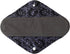 MUMBABY 5 (12 inch)) Pieces Charcoal Bamboo Mama Cloth/Menstrual Pads/Reusable Sanitary Pads (Black lace, Heavy
