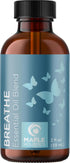 Breathe Blend Essential Oil for Diffuser - Invigorating Eucalyptus Peppermint Tea Tree Mint Aromatherapy 2oz for Home