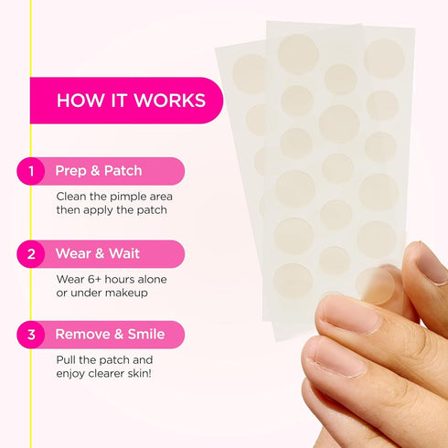ZitSticka Pimple Patches, Hydrocolloid Acne Patches for Face and Body, 36 Pack GOO GETTER Zit Spot Stickers
