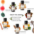EUQEE 6pcs Premium Fragrance Oils Spice Gift Set - Sandalwood, Harvest Spice, Gingerbread, Pumpkin Pie, 10 ML