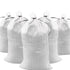 DURASACK Large Heavy Duty Sand Bags, 10 Count, 50 lbs Capacity, 18x30 inches, White, UV Protection for Flood Control