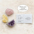 Set Interactive Citrine Wish Capsule - Aesthetic Crystal Desk Decor, Career Success & Motivation Gift, Wealth Energy