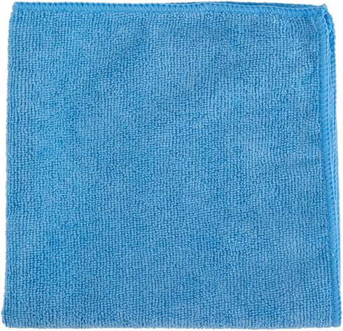 Rifz Textiles KSMFBLU1616 Rifz KS Collection Microfiber Cloths Color Blue Size 16'X16' 12 PK