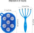 Set Handheld Roller Ball Massage Hand Massage Gloves for Lymphatic and Scalp Massage Tool Ideal for Head Face Neck Back