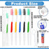 Disposable Toothbrushes with Toothpaste and Floss, 30pcs Individually Wrapped Travel Toothbrushes, Bulk for Homeless,