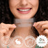 Natural Teeth Whitening Strips - Sensitive Teeth White Strips, No Peroxide, No Bleach