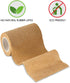 Self Adherent Wrap - Bulk Pack of 6, Athletic Tape Rolls for Ankle Sprains & Swelling