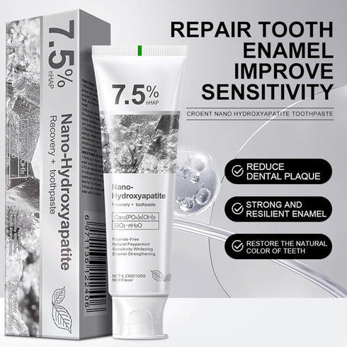 Yiesvsov Dual Action Toothpaste: Deep Cleans Stains and Supports Fresh Breath, Gentle Daily Care for Oral Health White