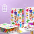 Art Party Bags - 16 Pieces Paint Art Party Treat Bags for Sip and Paint Party Decorations (Bright Style)