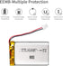 EEMB 3.7V Lithium Polymer Battery 2000mAh 103454 Lipo Rechargeable Pack with Wire JST Connector for Wireless Devices