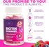 Hair Vitamins Gummy with Biotin 5000 mcg, 60 Non-GMO Gummies for Thicker, Stronger Hair, Skin & Nails