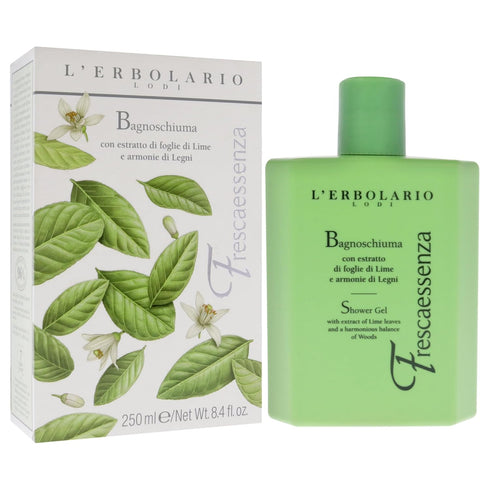 L'Erbolario Shower Gel – Toning Body Soap with Plant Extracts and Vitamin E, Energizing Body Wash - 8.4 oz
