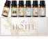 Auelife Hotel Collection Diffuser Oil Set - 6x10ml Luxury Hotel Scent Essential