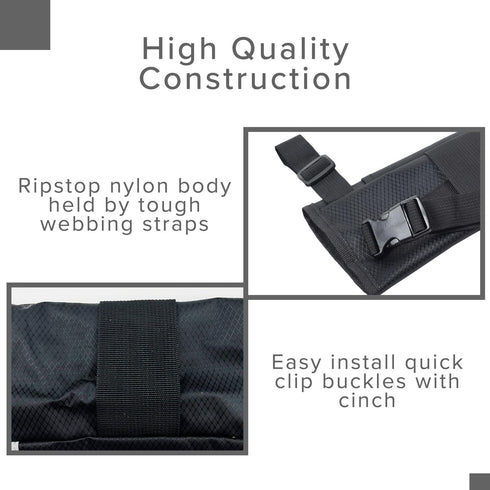 AlveyTech Universal Cane Holder - Bag fits Drive, Pride, Jazzy, Golden, Mobility Scooter, E-Bikes, Rollators Medical
