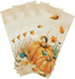 Homlouue 100 Pcs Fall Napkins, 3 Ply Thanksgiving Pumpkins Autumn Leaves Paper Guest Towels for Harvest Party