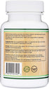 PQQ Supplement 20mg, 60 Capsules, Promotes Mitochondria ATP Levels, Energy Optimizer & Sleep Support by Double Wood