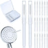 Shower Head Cleaning Brush, Multifunctional Tool for Anti-Clogging Nozzle, Showerhead Cleaning Picks, White