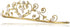 Porcelain Rose Flower Rhinestone Crystal Halloween Costume Tiara