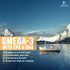 Omega 3 Fish Oil - 2400 mg, Triple Strength Omega3, EPA & DHA Fatty Acids, Natural Support for Immune, Heart & Brain