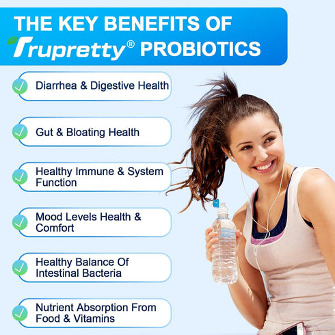200 Billion CFU Probiotics - 12 Strains for Women & Men, Daily Supplement with 3 Prebiotics, 60 Capsules