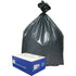 Berry PLA6070 Hexene Resin Heavy Duty Waste Can Liner, 55-60 Gal, 1.55 Mil, Coreless Rolls, 39" x 56", Gray, Pack of 50