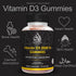 Halal Vitamin D3 Gummies for adult, men and women | 1000IU - 2000IU | Supports Bone, Immunity, and Heart Health | Vegetarian, Non-GMO, Gluten-Free | 45-90 Servings